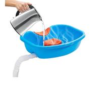 Bassin à cheveux portable - Station de lavage réutilisable, support de cou, évier copain | Plateau de shampoing pratique pour lit à domicile, personnes âgées handicapées, enceintes, adultes handicapés