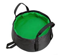 Bassin à eau pliable, portable et ultraléger, 8 l, pour camping, voyage, lavage (vert)