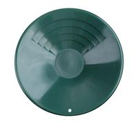 Bassin à eau portable en or pour dragage, prospection, rivière, outil de lavage de matériel de panoramique doré, bol de bassin vert de 25,4 cm