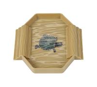 Bassin À Eau pour Tortue,Bassin de Bain pour Reptiles - Baignoire Décorative avec Rampe pour Tortues, Lézards, Accessoire pour Terrarium