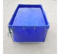 Bassin à Poissons Pliable en PVC avec vanne de vidange - Aquarium extérieur Multifonctionnel for réserve d'eau d'urgence et Usage Domestique(1x1.5x1m)