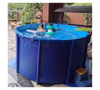 Bassin à poissons pliable pour l'élevage et l'utilisation de la piscine - Grande capacité, facile à installer, design durable, habitat de poisson portable