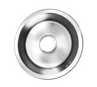 Bassin à vaisselle rond en acier inoxydable Éviers de cuisine Lavabo de salle de bain Lavabo de lavage des mains Évier de vaisselle Piscine en acier inoxydable Éviers de cuisine ronds