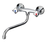 Bassin Bec 'S' Chrome Mélangeur Évier Robinet Classic Deux Inchs Motif