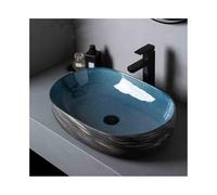 Bassin d'art Lavabo de comptoir ovale for salle bain, lavabo lavabo vanité