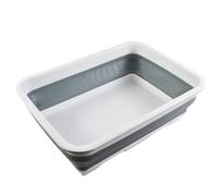 Bassin de bain de pieds, baignoire pliable, station de rinçage de piscine, base antidérapante, design de grande capacité pour, adultes, voyage, jardin, camping, terrasse, 37 x 27 x 12 cm