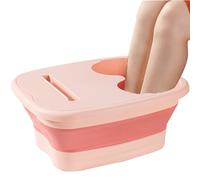 Bassin De Bain De Trempage Des Pieds - Baignoire De Bain À Pied Avec Rouleaux De Massage - Spa À Pied De Soulagement De Contrainte, Outil De Bain De Pieds Pliable, Pour Pieds Détox Et Massage