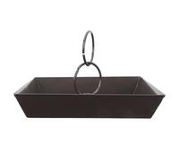 Bassin de Chaîne de Pluie en PP Noir pour Toiture de Villa | Collecteur D’eau Pluviale, Attache Stable, Supporte Fort Débit, Jardin Paysager, Limite les Éclaboussures