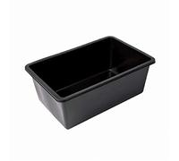 Bassin de jardin Zewool Quadra C3 Noir Rectangulaire 118 x 78 cm, 365 litres, PE-HD
