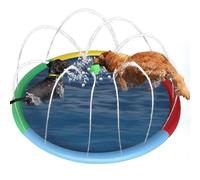 Bassin De Jeu D'eau Pour Chien, Tapis Rafraîchissant, Rafraîchissant Pour Chiot Jouet Aquatique Maison Jardin Parc Plage Bain Intérieur Extérieur