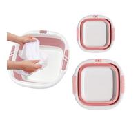 Bassin De Lavage Pliable - Bac À Linge Économiseur D'espace,Bac À Trempage Pieds Économiseur D'espace Pour Camping Vêtements Fruits Lessive