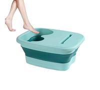 Bassin de pédicure - pour plonger pour le pied, seau pliable avec conception de massage inférieure | de thérapie de pied spa, récipient de trempage pliable, bassin de récupération