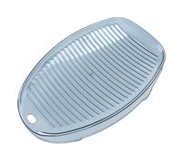 Bassin de planche à laver en PET transparent, planche à laver les vêtements à la main, planche à laver multifonctionnelle pour pantalons, serviettes, chaussettes, conception (Bleue)