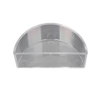 Bassin de réfraction semi-circulaire transparent | Récipient d ' eau claire pour équipement d ' expérimentation d ' optique physique, pour les laboratoires scolaires et les