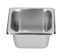 Bassin de service en acier inoxydable, bassin de buffet, bol de nourriture, bassin de comptoir isolant pour la maison, la cantine, les repas, les hôtels, les cuisines, durable,