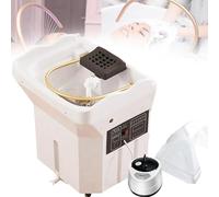 Bassin De Shampoing Head Spa équipement De Spa De Tête Bac a Shampoing Mobile Multifonctionnel à Circulation D'eau à Double Contrôle Commercial Avec Réservoir D'eau 60 L