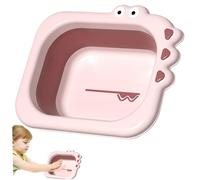 Bassin lavé pliable baignoire pliable baignoire portable Babinet Babinet Wash Basin de dessins mignons conception de délai lavage pour tout-petit du lavage petit bassin pour le 2.