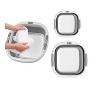 Bassin Pliable,Bac à Vaisselle Portable | Lavabo Portable pour Visage Fruits Vêtements Pieds Randonnée