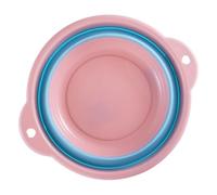 Bassin Pliable pour Bain de Pieds, Tpr Pp, Seau Rose | Structure Étanche à Sections, Rangement Suspendu, pour Camping, Dortoir, Pédicure et Usage Quotidien