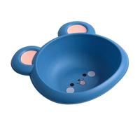 Bassin pour Bébé à Motifs de Dessins Animés, Portable Bleu en PP | Compact et Léger, Facile à Nettoyer, pour Bain et Lavage du Visage, Usage Bébé
