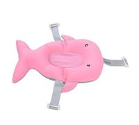 Bassin pour bébé, support souple, design élégant, rotation surround pratique, baignoire assortie pour la maison, les voyages, la salle de bain. rose