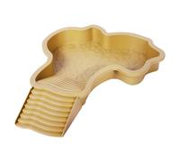 Bassin pour Tortues - Bain adapté Cancers des ermites, Plate-Forme d'eau Stable, Design léger et Portable, mécanisme de Nettoyage Facile, de Couleur vive | Mise en Place d'un Terrarium