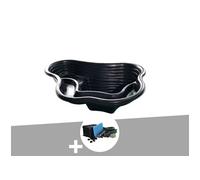 Bassin préformé Calmus 0,85 m? - 145 L + filtre de berge/gravitaire -