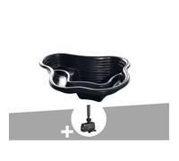 Bassin préformé Calmus 0,85 m? - 145 L + pompe de filtration - Ubbink