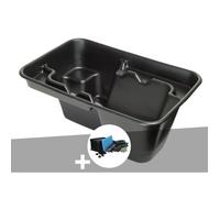 Bassin préformé Jupiter rectangulaire 230 L + filtre de berge/gravitaire - Ubbink