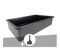 Bassin préformé Victoria Quadro rectangulaire 0,83 m? 475 L + pompe filtration - Ubbink