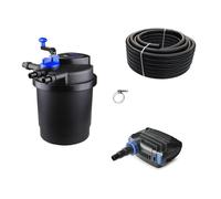 Bassin Set Cpf 2500 Filtre à Pression 10W Eco Pompe de Jusqu'À 6000l AquaOne