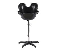 Bassin Shampoing Coiffure Réglable, Lave Tête Portable Professionnel, Bac Shampoing Hauteur Réglable, 180° Inclinable Bassin Lavage Cheveux, Shampoing Domicile, Salon Coiffure Maison