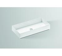 Bassin supérieur AB.ME750, rectangulaire L : 750mm H : 115mm P : 375mm, blanc, 3213000000