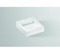 Bassin supérieur de l'Alape AB.Q450H.1, rectangulaire L : 450mm H : 110mm P : 500mm, blanc, 3304000000