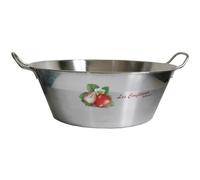 BAUMALU 340678 Bassine à confiture 38 cm décorée