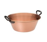 Baumalu Bassine à confiture 26 cm – cuivre 12/10ème – anses fonte
