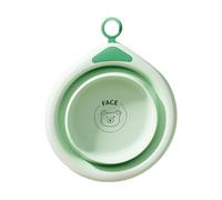 Bassine à laver pliable pour bébé en polypropylène + TPE épaisse - Petite baignoire pour le visage et les pieds - Hygiène antidérapante - Accessoires de voyage pour tout-petits - Multi-usage
