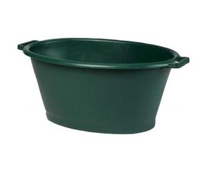 Bassine à linge pleine ovale avec poignées Eda - 50 litres