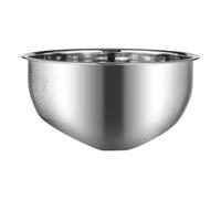 Bassine à riz avec passoire | En acier inoxydable avec incliné | Ustensiles de cuisine pour cuisiner, égoutter les pâtes, laver et pour la maison