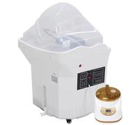 Bassine à shampooing portable avec circulation thermostatique et réservoir de 60 L pour coiffeur - Idéal pour une utilisation professionnelle