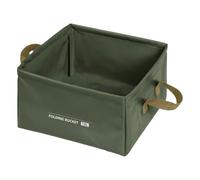 Bassine à vaisselle pliable 28,5 x 28,5 cm, usage polyvalent | Bassine à vaisselle portable et légère, idéale pour la cuisine, le linge, la randonnée, la pêche et les activités de plein air.
