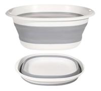 Bassine À Vaisselle Pliable Rétractable, 31cm Bassine Pliable,d'une Double Poignée De Portage,Portable Multifonction Bac De Lavage
