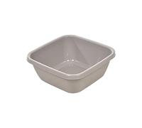 Bassine Carree Plastique 9L 34 x 34 x H14Cm Taupe
