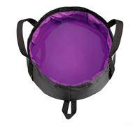 Bassine de bain pliable 8 l résistante à la chaleur | S'étend jusqu'à 30 x 15 cm, pour les plats de camping, le lavage des fruits, l'eau pour la source, les activités de plein air