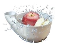 Bassine de lavage - Nettoyeur portable et automatique pour légumes - Avec drainage - Pour carottes, baies, maison, cuisine, camping et voyage