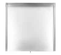 Bassine de machine à laver rectangulaire en acier inoxydable 304 avec bonde - Bac à eau en acier inoxydable pour machine à laver - 81 x 76 x 6,3 cm