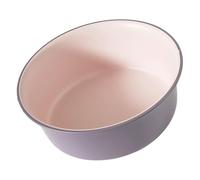 Bassine de Pied Ronde en Plastique Épais, Grand Format pour Bain | Design Bicolore Moderne, Usage à Maison Camping, pour Trempage Confortable et Usage Robuste