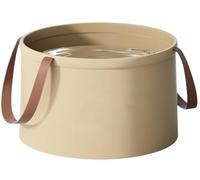 Bassine de Voyage Pliable individuelle Toselfwith, Seau Portable Pliable avec poignée, lavabo Multi-usages, épais et étanche, pour Le Camping, Le Linge et Les Bains de Pieds (6.8L)