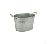 Bassine en acier galvanisé vintage