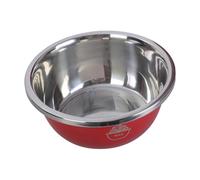 Bassine multifonction de grande capacité robuste antirouille avec couvercle pour la cuisine quotidienne et la préparation des fêtes